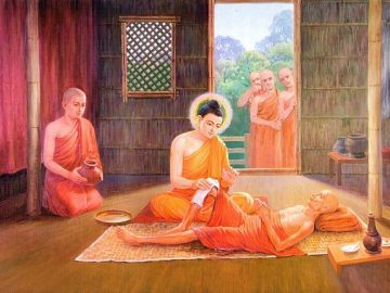 Buddha_and_Ananda_washes_sick_monk